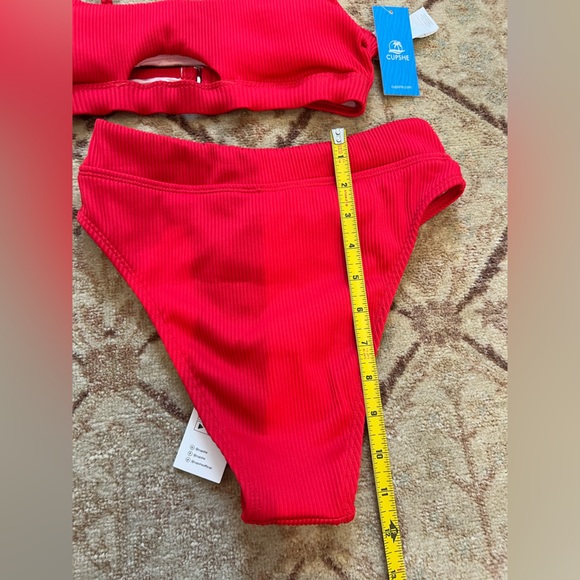 Cupshe Sensorial Spring Cut-Out Bikini Top & V-Waist Bottoms Set NWT - Picture 11 of 16